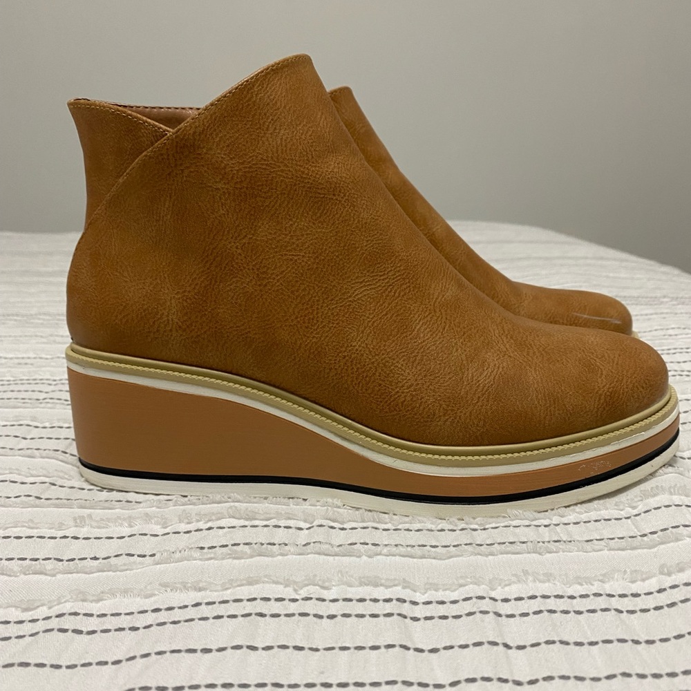 Wedge Ankle Booties